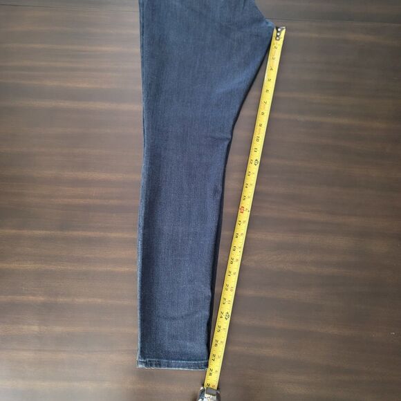 Wrangler Jeans Women Size 12 Skinny High Rise Unforgettable Blue 28" Inseam - Picture 11 of 14